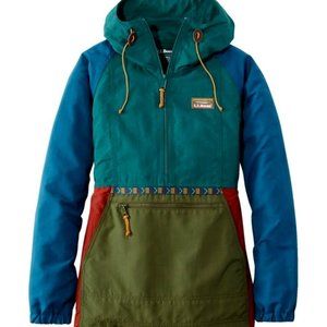 LL Bean Women's Mountain Classic Anorak, Multi-Color